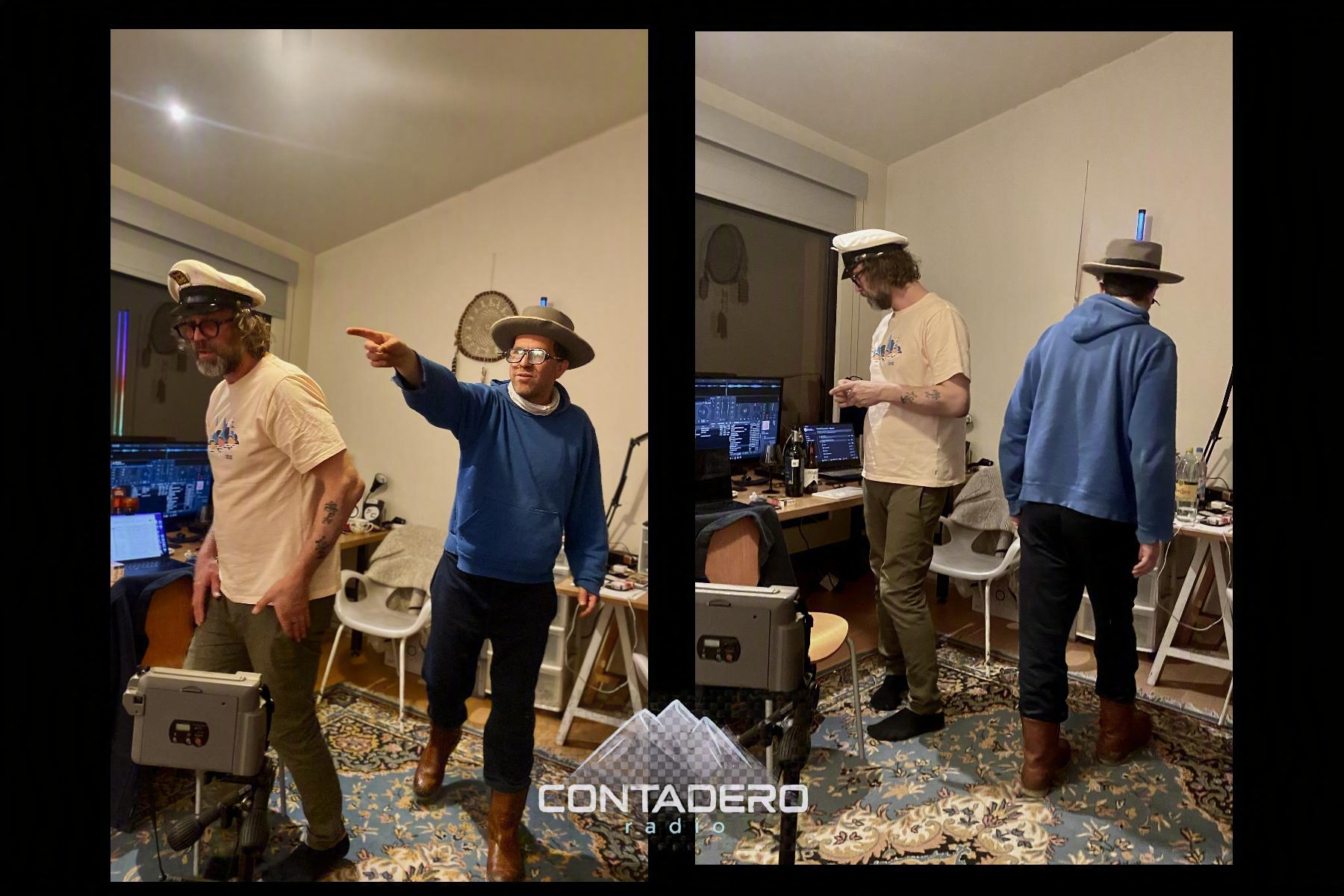 Trabajando en el Estudio